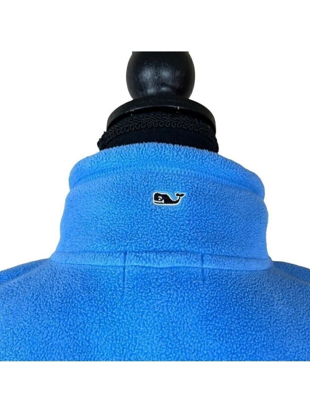 Vineyard Vines Womens Blue Fleece Vest Full Zip Hiking Top Size M - Picture 11 of 11